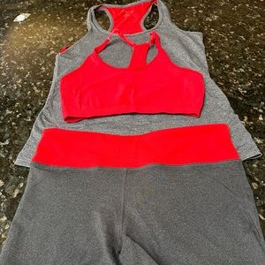 Fabletics Workout Outfit ~ Bra Top, Tank & Shorts ~ Size Small/6
